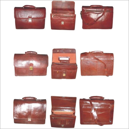 Brown Exclusive Leather Portfolio Bags