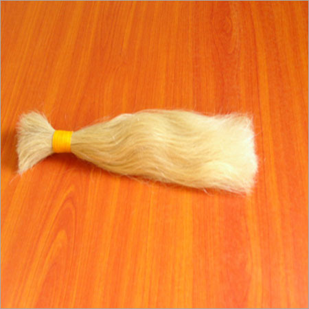 NON REMY DOUBLE DRAWN WHITE HAIR