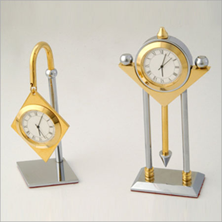 Office Desk Metal Clock