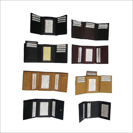 Tri Fold Leather Wallets