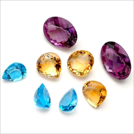 Multi Color Semiprecious Cut Stones