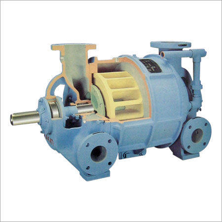 Two Stage Liquid Ring Vacuum Pump - Stainless Steel Components, Dual Vacuum Functionality with Independent Operation and Identical Capacity Characteristics