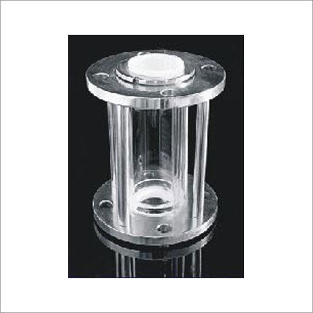 Sight Flow Indicator - Borosilicate Glass & PTFE, Standard Flange Drilling ANS116.5/ASA 150#