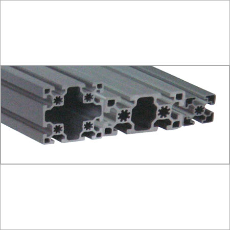 Aluminium Profile - 6, 8, 10 Groove Sizes | Heavy Load Capacity, Center Bore for Fasteners and Air Ducting