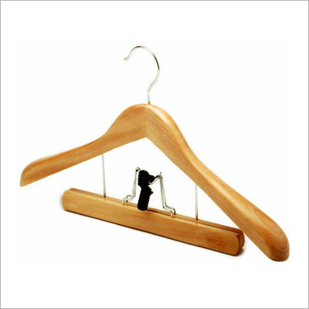 Brown Exclusive Suit Wooden Hanger