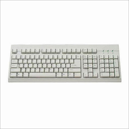 White 107 Keys Standard Keyboards