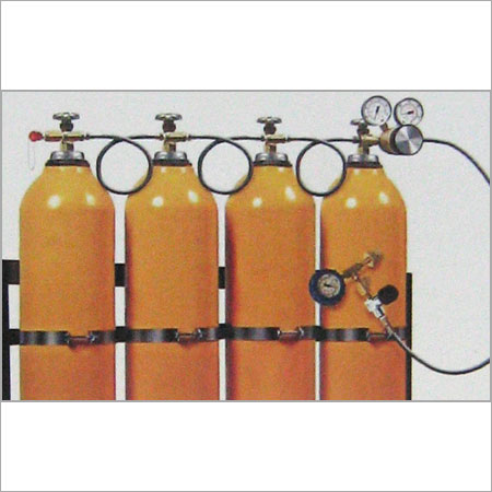 AIR Cascade System - Steel Orange, Multiple Cylinders | Pressure Equalization, Efficient Refill, Mobile/Stationary Use, Hydro-Tested