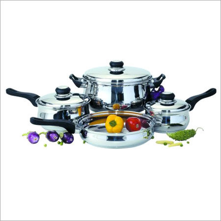 7 pc Stainless Steel cookware Set