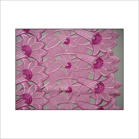 Hand Cut Hole Embroidered Fabrics