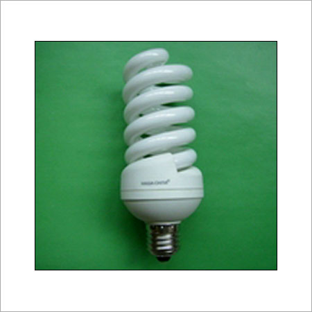 White Spiral Cfl Bulb Body Material: Aluminum