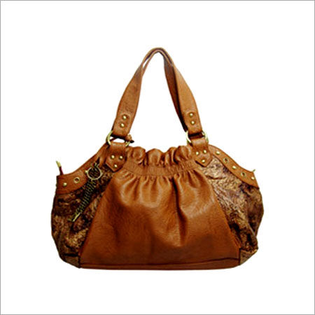 Brown Women Fashionable Leather Handbags