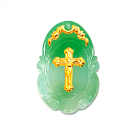 Designer Jade Cross Pendant Gender: Unisex