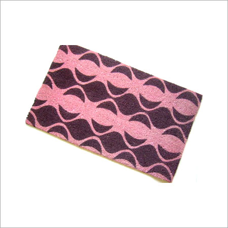 Designer Rectangular PVC Mats - Custom Size, Pink Color | Attractive Printed Patterns, Easy to Fold, Washable, Perfect for Home and Office Use