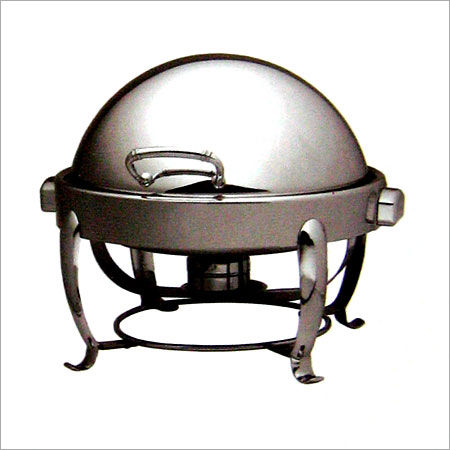 Silver Metalic Round Chafing Dish