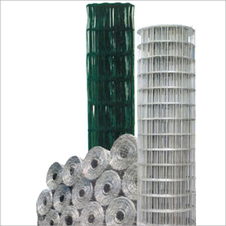 Mild Steel Welded Wire Mesh - Mesh Size: 50-200 per Inch, Opening: 12-150 Microns, Wire Diameter: 3-5 mm, Thickness: 2-6 mm, Rust Resistant Surface | Silver Color, Rohumbus/Square Holes