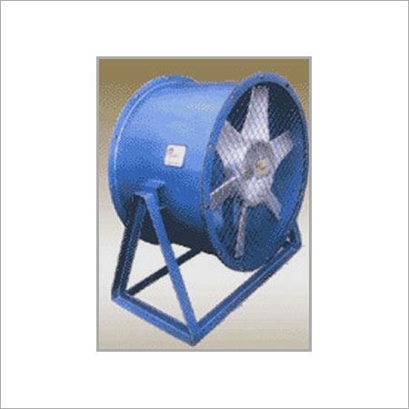 Tube Axial Flow Fan - Cast Aluminum Alloy Construction, Adjustable Impeller Blades for Optimal Performance | High Pressure Capability, Bifurcated Design for Corrosive Gas Handling