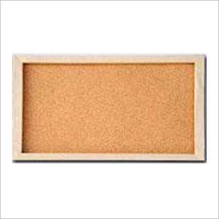 Cork Board With Wooden Frame
