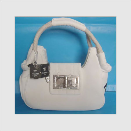 White Ladies Fancy Chanel Handbag