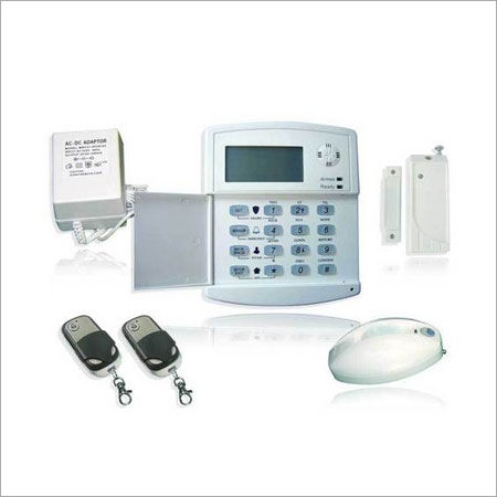 Lcd Display Voiced Intelligent Burglar Alarm System