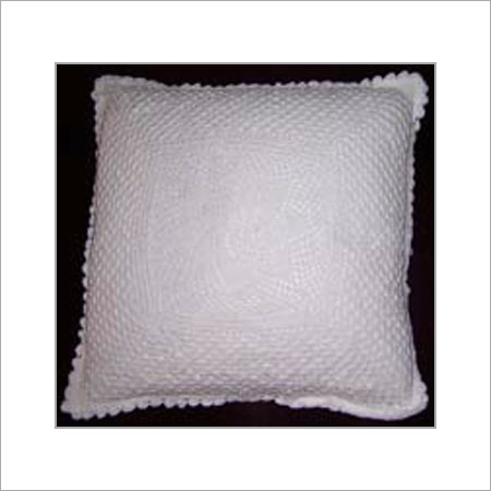 Handmade Cushion Cover - 16x16 & 18x18 Sizes | Export Quality Cotton with Artisan Detailing