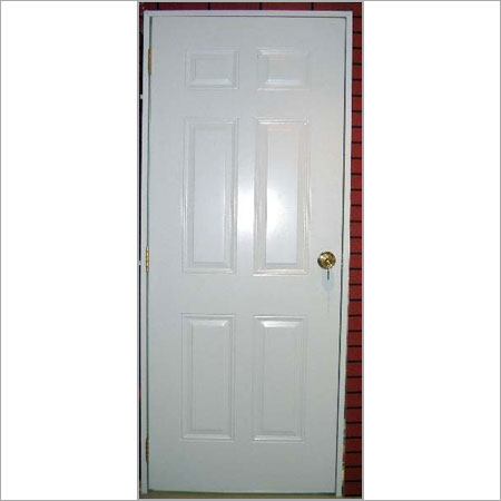 White Polished Hollow Metal Door