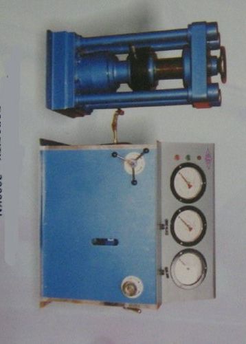 Compression Testing Machine With Three Pressure Gauges