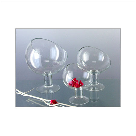 Polishing Glass Candle Holder Set