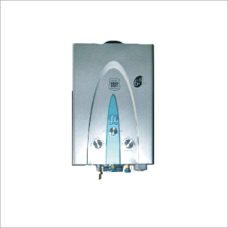 SILVER METALLIC GAS WATER HEATER