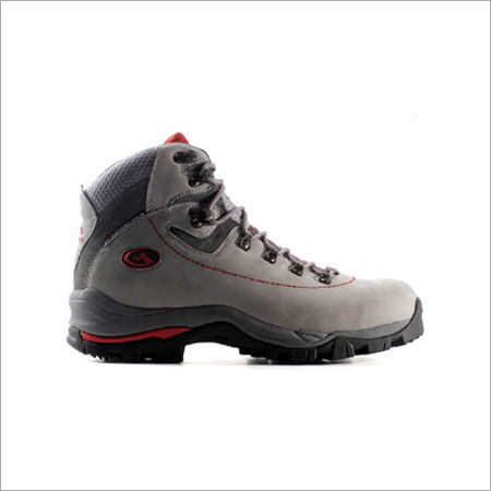 Grey Backpacking Tracking Safety Shoes 