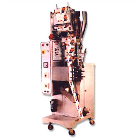 Fully Automatic Vertical Pouch Form Fill & Seal Machine - Cup Filling System, 1g to 20g Packing Range, 40-50 Pouches/min, Up to 150mm Film Width, Optional Date Printing Device