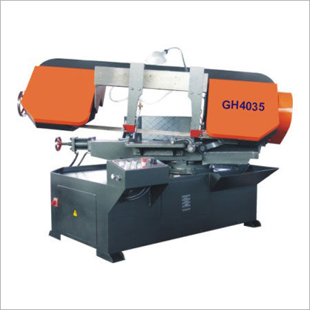 Black Horizontal Band Sawing Machine