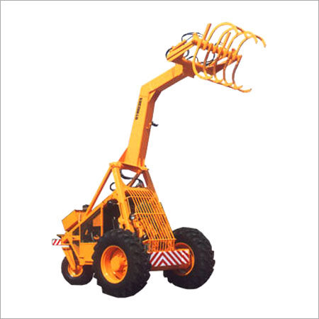 Yellow Rugged Structure Tractor Loader