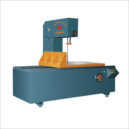 Blue Vertical Carbon Band Sawing Machine