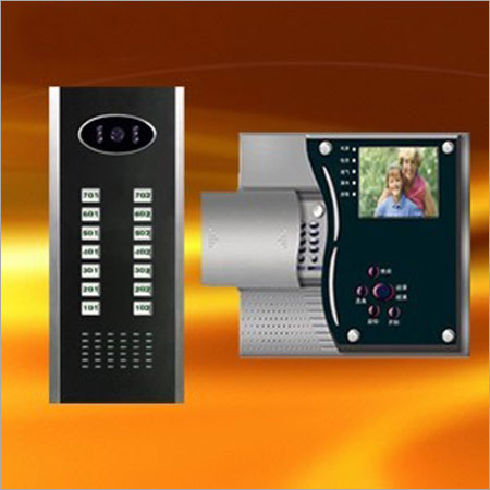 Black Wireless Video Intercom System