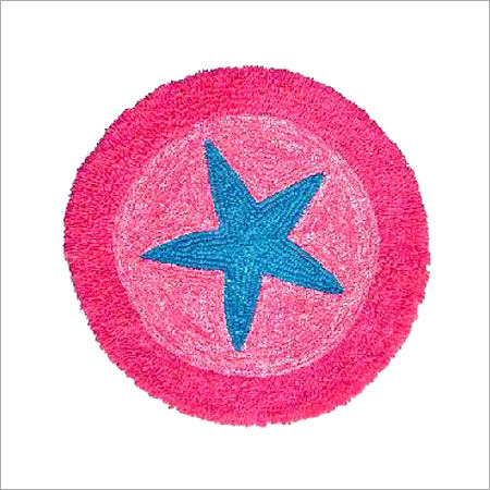 Bright Pink Bath Rug