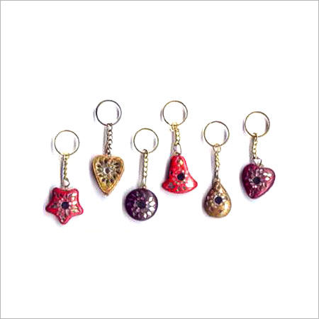 Red Handcrafted Key Chain