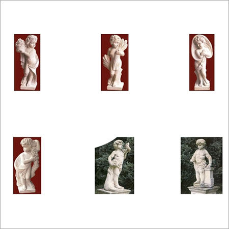 White Plain Marble Carving Figures