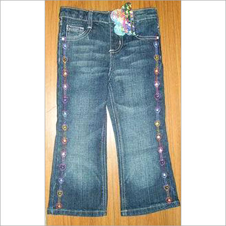 Blue Excellent Design Kids Jeans