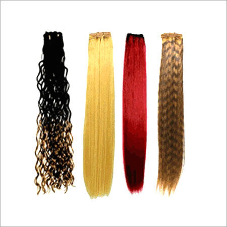 Red Straight Human Hair Extensions