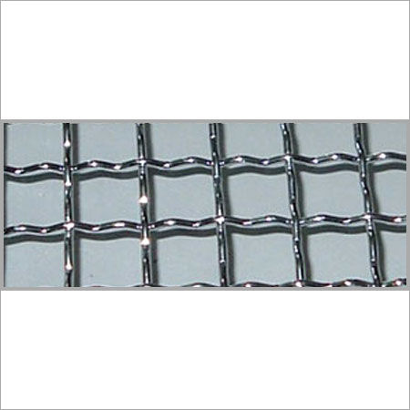 Silver Strong Structure Crimped Wire Mesh