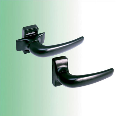 Black Aluminium Finish Door Handle