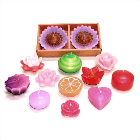 Various Colors Available Flower Shaped Floating Candles