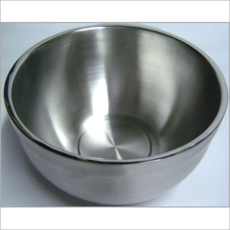 Silver Light Weight Double Wall Bowl