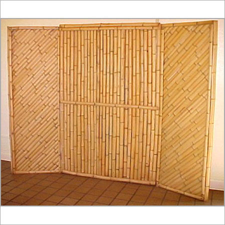 Brown Natural Handmade Bamboo Partition