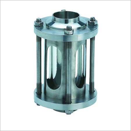 Cylindrical Shape Sight Glass Valve Application: Industries