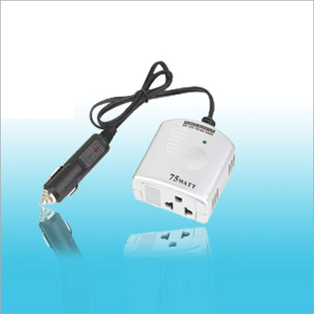 DC To AC Car Power Inverter - White-Black Color, Versatile Usage for Notebook PCs and Mobile Telephones, Low Voltage Alarm and Advanced Heat Sink Design, Super Surge Capacity for Difficult Loads