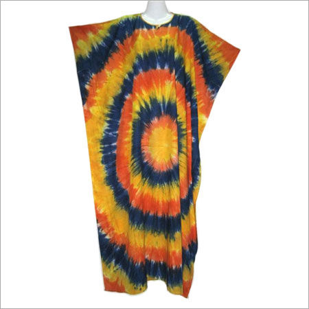 Multicolors Designer Tie Dye Kaftan