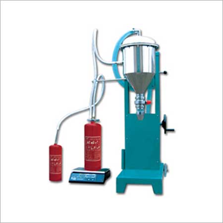 Green Fire Extinguisher Filling Machine