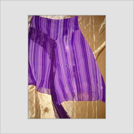 Purple Colour Ladies Knee Length Skirt