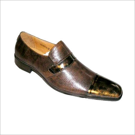 Brown Men Fashionable Leather Shoes